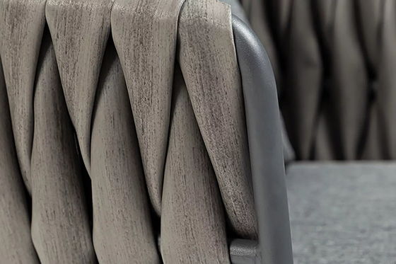 Arredamento esterno Set da giardino in acciaio Rattan di plastica 2 posti a sedere Bistro Set per patio