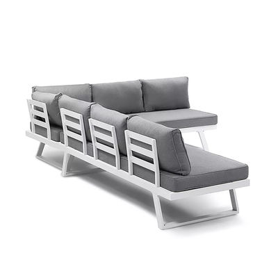 Arredamento per balcone per il tempo libero AJUNION Set giardino Patio Divano sezionale L190 x W70 x H74cm