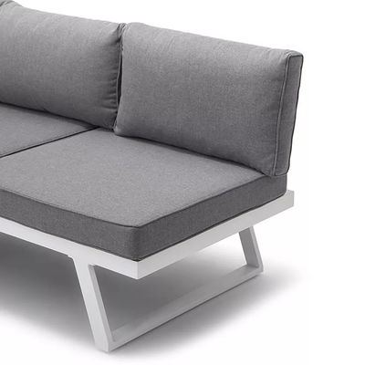 Arredamento per balcone per il tempo libero AJUNION Set giardino Patio Divano sezionale L190 x W70 x H74cm