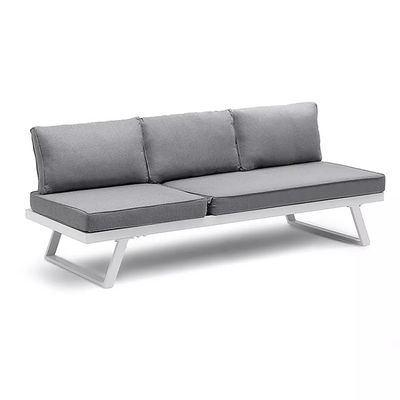AJUNION Moderno mobili da esterno a forma di U set Cornice in alluminio salotto per giardino