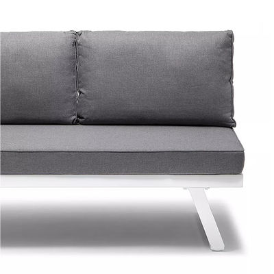 AJUNION Moderno mobili da esterno a forma di U set Cornice in alluminio salotto per giardino