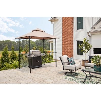 Tenda per barbecue all'aperto con gazebo