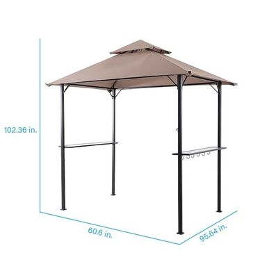 Tenda per barbecue all'aperto con gazebo