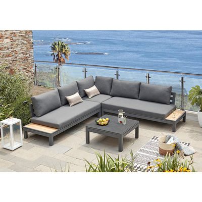 Y Mail Packing AJUNION Mobili da giardino di lusso moderni Set salotto sezionale a forma di L