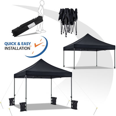 Tenda da sole da spiaggia all'aperto Gazebo D300 x W300 x H341cm Canopy pop up con sacchetto di sabbia