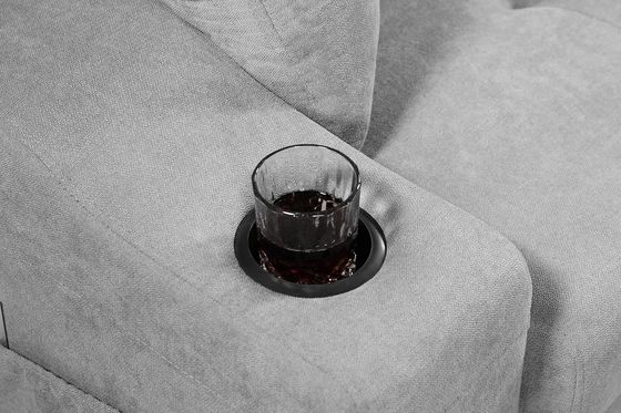 Imballaggio per posta Tutto il tempo Tessuto a forma di L Divano sezionale Letto salotto Set con cuscini