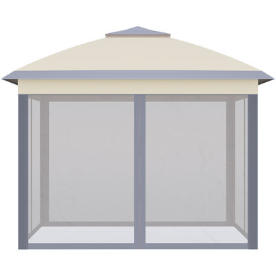 Proof Rot L330 x W330 x H288cm AJUNION Giardino Gazebo Esterno Canopy Shade Pop Up Tent