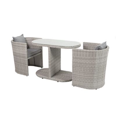 Small Space Solution Outdoor Bistro Set con sedie W67 x D57 x H74cm Dimensione e confezionamento della posta