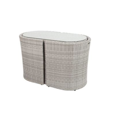 Small Space Solution Outdoor Bistro Set con sedie W67 x D57 x H74cm Dimensione e confezionamento della posta