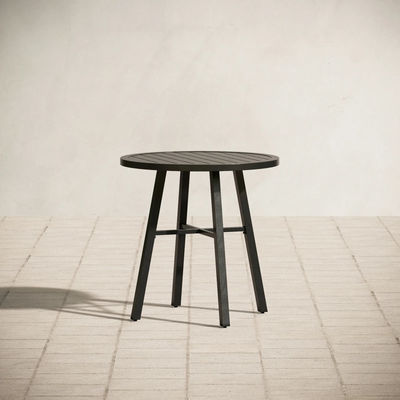 Balcone esterno Bistro Set Arredamento da giardino in metallo con design pieghevole e 2 posti a sedere