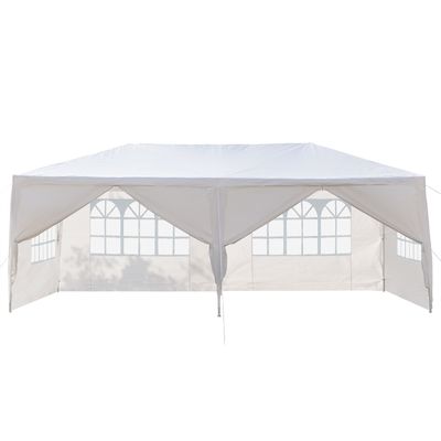 Avvolgimento in polvere AJUNION 10' x 20' tenda all'aperto tenda di copertura gazebo padiglione per la festa di nozze