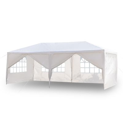 Avvolgimento in polvere AJUNION 10' x 20' tenda all'aperto tenda di copertura gazebo padiglione per la festa di nozze