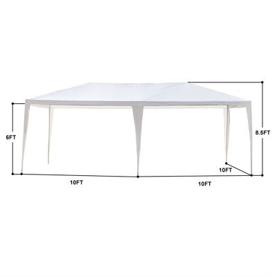 Avvolgimento in polvere AJUNION 10' x 20' tenda all'aperto tenda di copertura gazebo padiglione per la festa di nozze