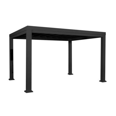 AJUNION 14x10 terrazzo giardino tetto pergola con baldacchino morbido e telaio in acciaio