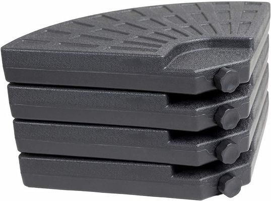 Arredamento per esterni AJUNION 4 PC Base portatile a ombrello rotondo con sabbia o acqua riempita