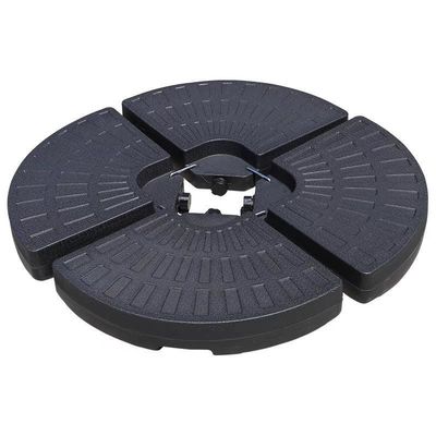 Arredamento per esterni AJUNION 4 PC Base portatile a ombrello rotondo con sabbia o acqua riempita