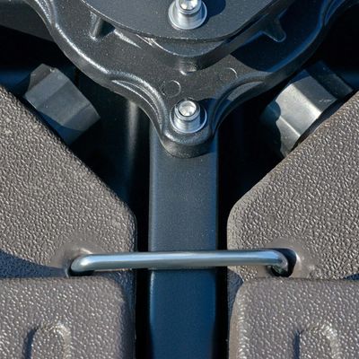 Arredamento per esterni AJUNION 4 PC Base portatile a ombrello rotondo con sabbia o acqua riempita