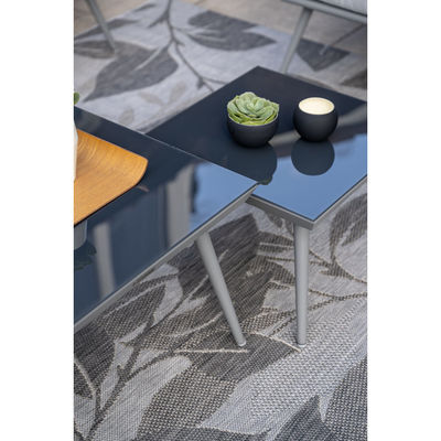 Arredamento da giardino in alluminio Set salotto con tavolo da caffè Dimensioni L60 x D60 x H39cm
