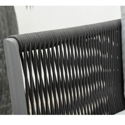 Arredamento da giardino in alluminio Set salotto con tavolo da caffè Dimensioni L60 x D60 x H39cm