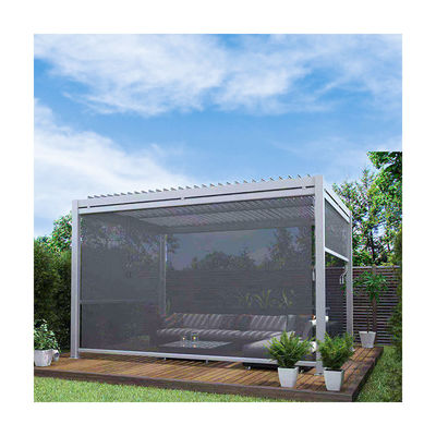 Capacità di carico 172 kg Canopy pergola giardino a luccio con telaio in alluminio a controllo manuale