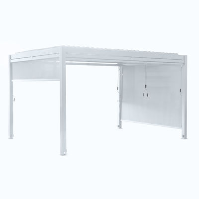 Capacità di carico 172 kg Canopy pergola giardino a luccio con telaio in alluminio a controllo manuale