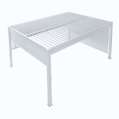 Capacità di carico 172 kg Canopy pergola giardino a luccio con telaio in alluminio a controllo manuale