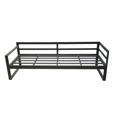 Set giardino AJUNION Divano sezionale a forma di L con cuscino UKFR e telaio in alluminio