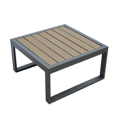 Set giardino AJUNION Divano sezionale a forma di L con cuscino UKFR e telaio in alluminio
