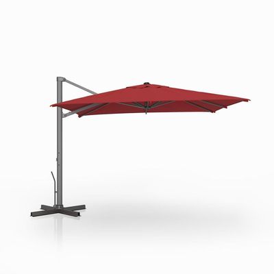 AJUNION 10ft di alluminio lusso Patio ombrello Auto Tilt Impermeabile Parasole per esterni