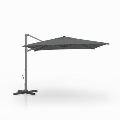 AJUNION 10ft di alluminio lusso Patio ombrello Auto Tilt Impermeabile Parasole per esterni