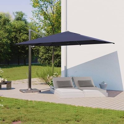 AJUNION 10ft di alluminio lusso Patio ombrello Auto Tilt Impermeabile Parasole per esterni