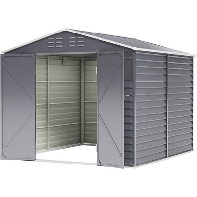 43kg AJUNION Metallo giardino casa magazzino edificio capannone soluzione impermeabile e durevole