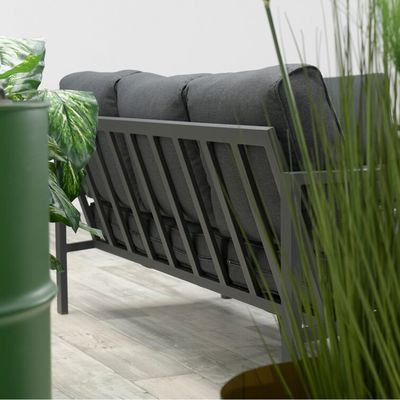 Set di mobili per esterni da 5 posti in alluminio per la vita moderna all'aperto