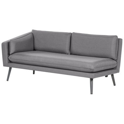 Moderno design stile cuscino grigio tutto tempo divano di tessuto set mobili per giardino villa