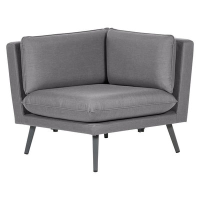 Moderno design stile cuscino grigio tutto tempo divano di tessuto set mobili per giardino villa