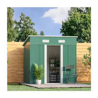 Piastra in acciaio colorato Metal Garden Storage Shed 2 Air Vent for Tools Bike Acciaio galvanizzato
