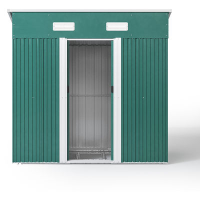 Piastra in acciaio colorato Metal Garden Storage Shed 2 Air Vent for Tools Bike Acciaio galvanizzato