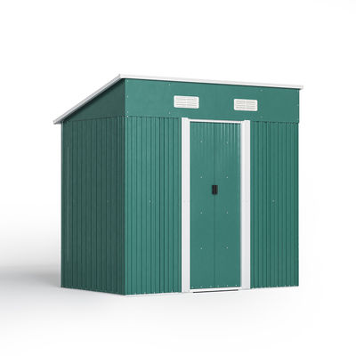 Piastra in acciaio colorato Metal Garden Storage Shed 2 Air Vent for Tools Bike Acciaio galvanizzato