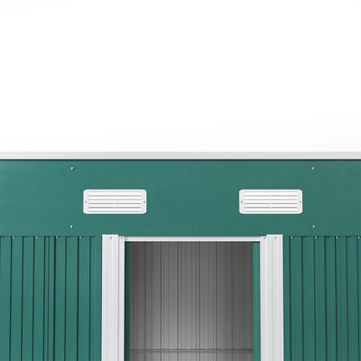 Piastra in acciaio colorato Metal Garden Storage Shed 2 Air Vent for Tools Bike Acciaio galvanizzato
