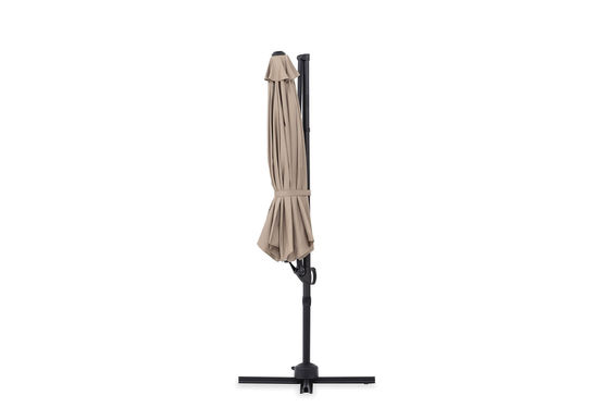 Parasole a cantilever da giardino in stile moderno con design impermeabile e 18,2 kg di peso