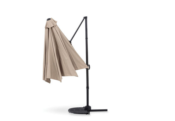 Parasole a cantilever da giardino in stile moderno con design impermeabile e 18,2 kg di peso