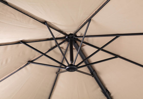 Parasole a cantilever da giardino in stile moderno con design impermeabile e 18,2 kg di peso