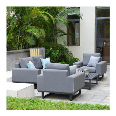 Elevate il vostro giardino con AJUNION Tutti i tempi tessuto mobili da esterno divano salotto set