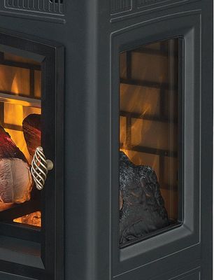 Area di riscaldamento di 1000 piedi quadrati Camino elettrico con fiamma 3D e design ecologico
