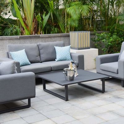 Elevate il vostro giardino con AJUNION Tutti i tempi tessuto mobili da esterno divano salotto set