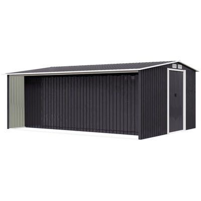 A prova di roditori AJUNION Casa giardino all'aperto con deposito di legna da ardere W329xD313xH178cm