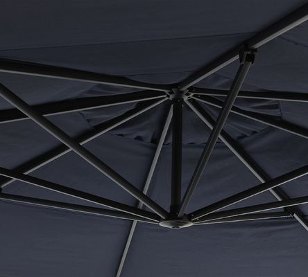 Ombrello esterno impermeabile AJUNION Ombrello a cantilever in alluminio di grandi dimensioni con base