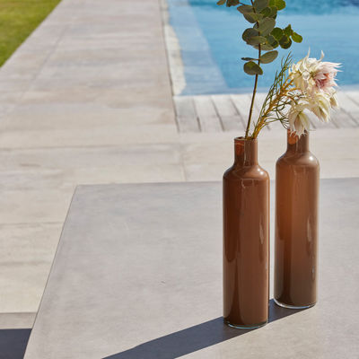 Mobili per esterni AJUNION Sedile da giardino in alluminio moderno con tavolo da pranzo rettangolare
