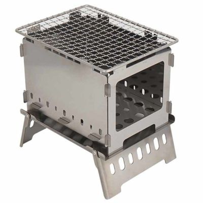 20*15*21 cm o OEM Fuoco Pits Mini piatto pieghevole in acciaio inossidabile per campeggi per picnic