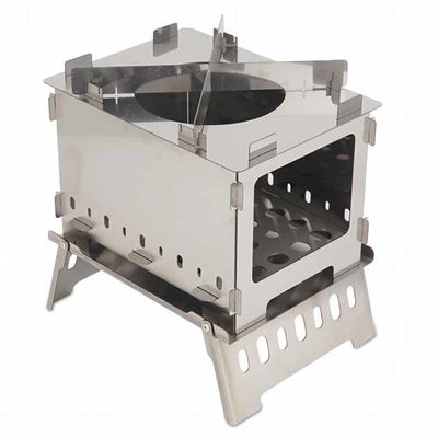20*15*21 cm o OEM Fuoco Pits Mini piatto pieghevole in acciaio inossidabile per campeggi per picnic
